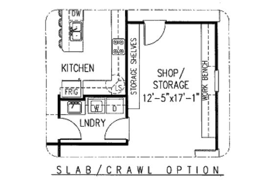 Floor Plan - Other Floor for Traditional House Plan #11-116 - 3 bed, 2.5 bath