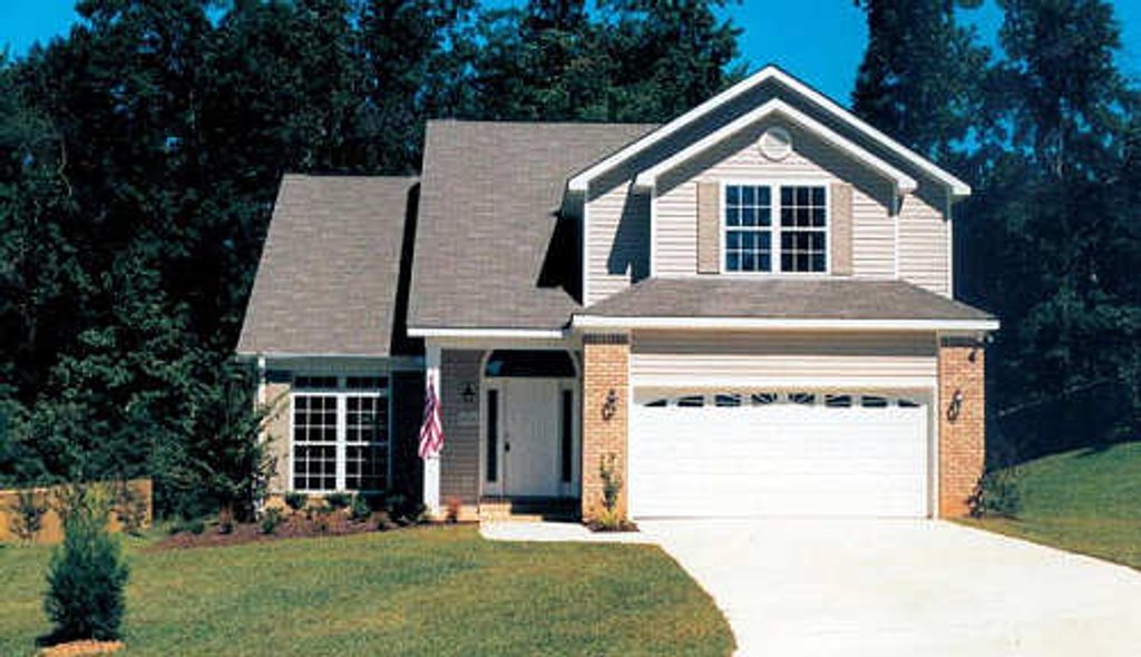 Exterior - Front Elevation 2 for Traditional House Plan #312-371 - 4 bed, 2.5 bath
