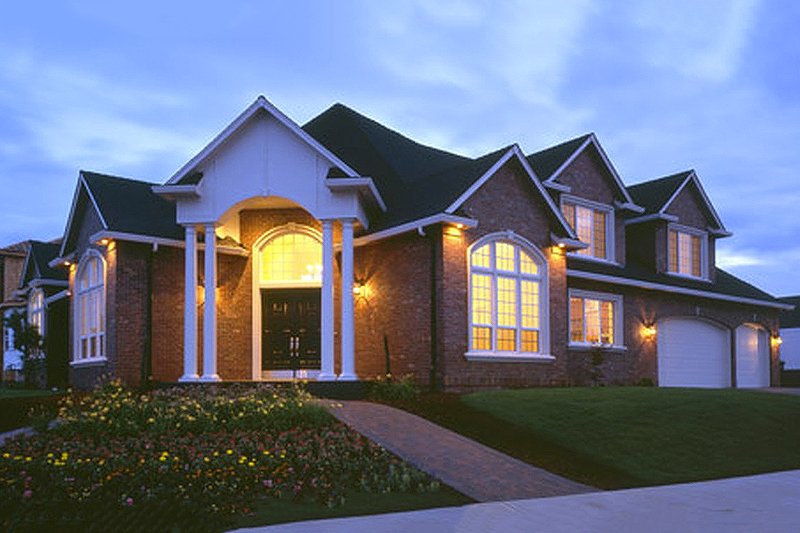 Home Plan - Exterior - Front Elevation 3 for Contemporary House Plan #48-346 - 4 bed, 2.5 bath