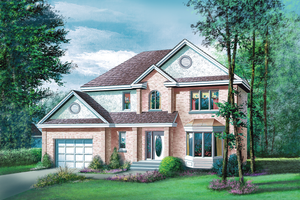 Traditional Exterior - Front Elevation Plan #25-2018