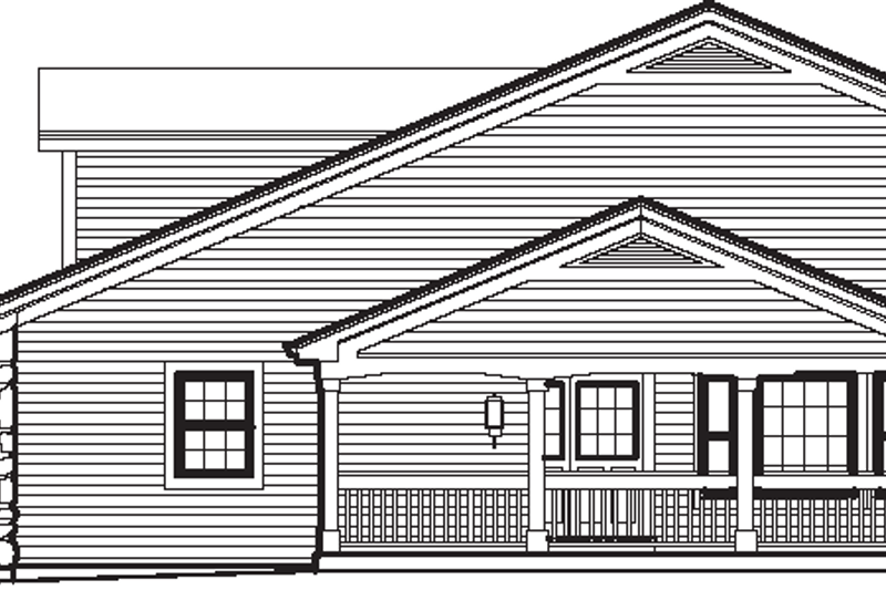 Home Plan - Exterior - Other Elevation 1 for Country House Plan #57-578 - 3 bed, 3.5 bath