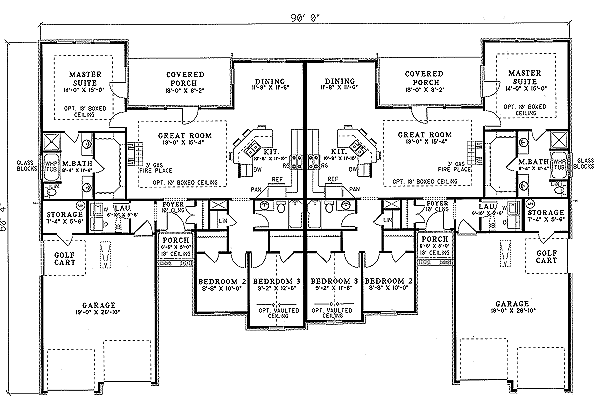 European Floor Plan - Main Floor Plan #17-1082