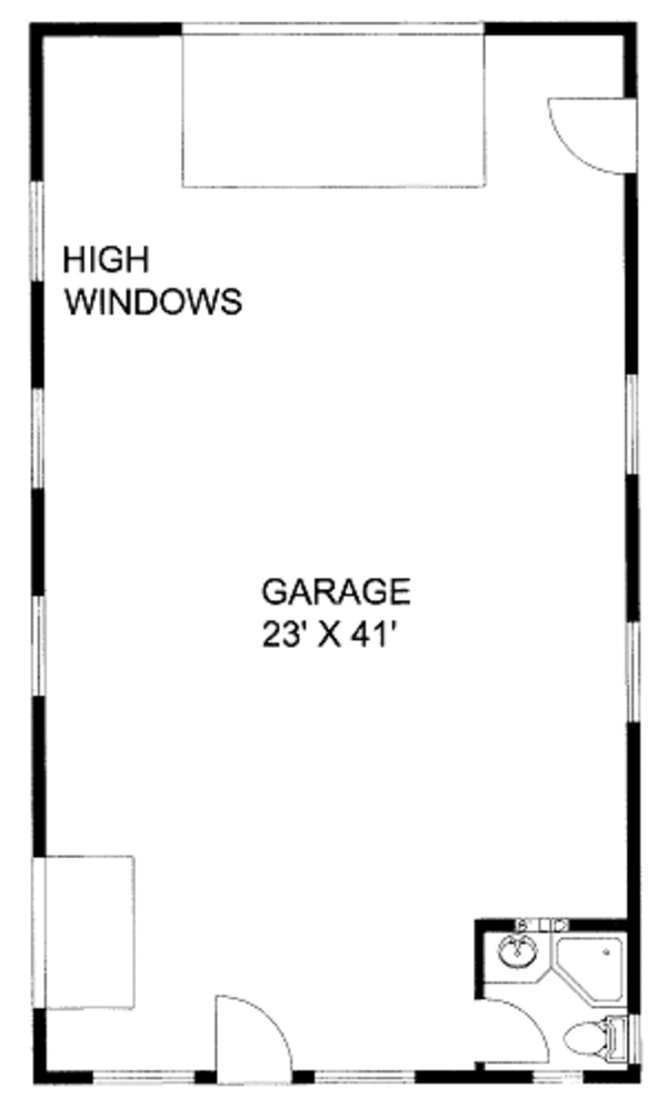 European Floor Plan - Main Floor Plan #117-753