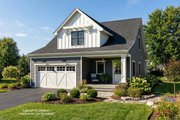 Craftsman Style House Plan - 3 Beds 3.5 Baths 1995 Sq/Ft Plan #51-1289 Exterior 