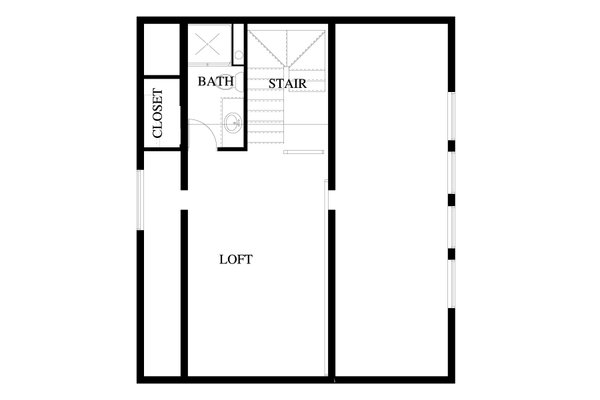 Dream House Plan - Cabin Floor Plan - Upper Floor Plan #1060-463
