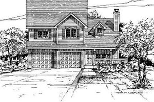 Traditional Exterior - Front Elevation Plan #50-212