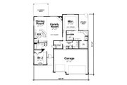 Traditional Style House Plan - 2 Beds 2 Baths 1764 Sq/Ft Plan #20-2089 