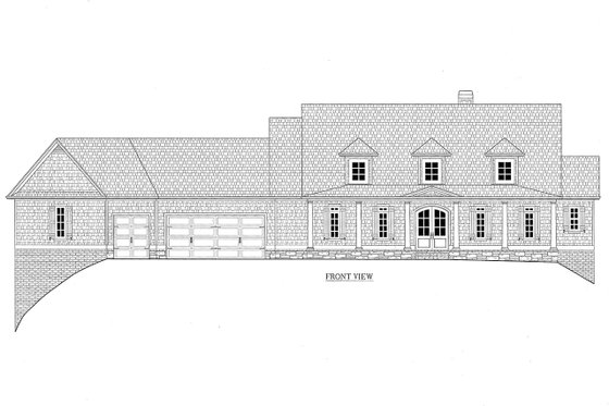 B/W elevation