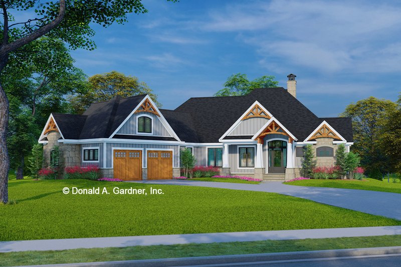 Home Plan - Craftsman Exterior - Front Elevation Plan #929-1154