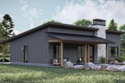 Modern Style House Plan - 3 Beds 2.5 Baths 1710 Sq/Ft Plan #455-470 
