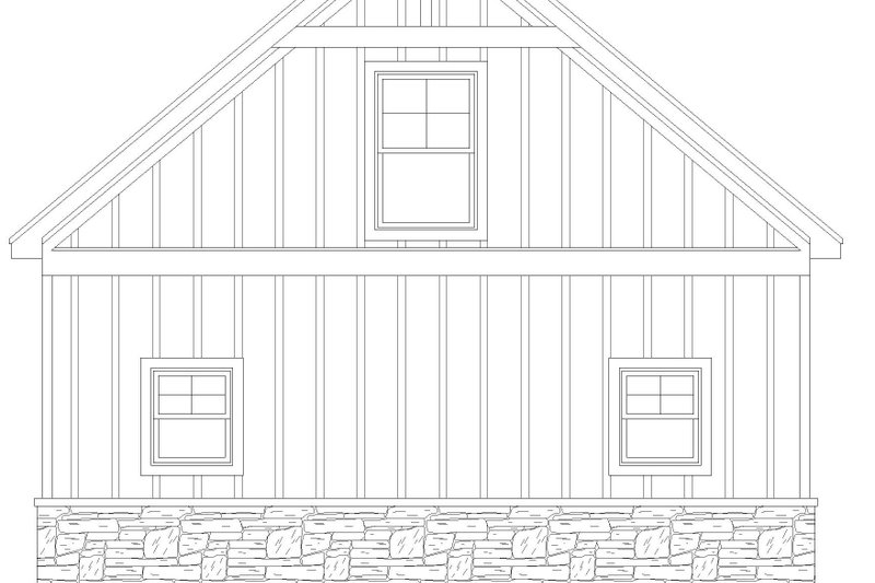 House Plan Design - Exterior - Other Elevation for Traditional House Plan #932-448, 0 bath