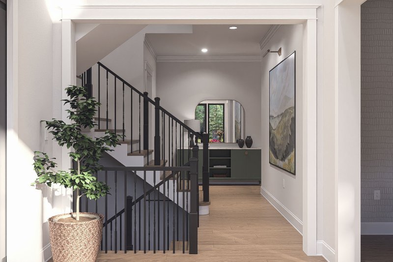 Dream House Plan - Interior - Entry 1 for Cottage House Plan #455-802 - 4 bed, 3.5 bath
