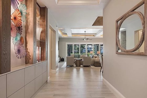 Interior - Entry for Beach House Plan #548-56 - 5 bed, 5.5 bath