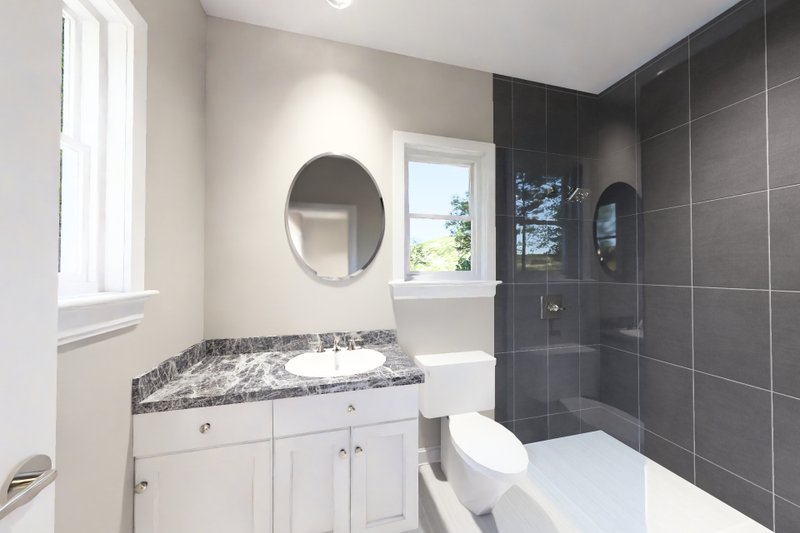 Architectural House Design - Interior - Master Bathroom for Modern House Plan #513-2466 - 4 bed, 3 bath
