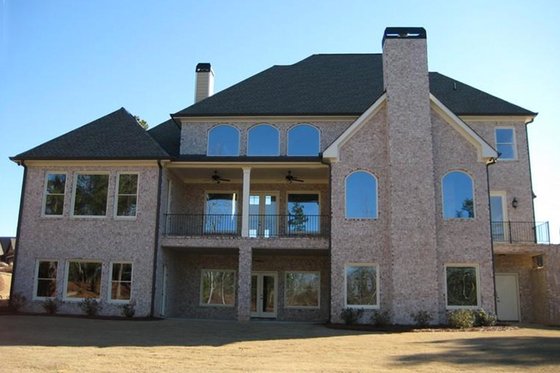 Exterior - Rear Elevation for Traditional House Plan #437-49 - 4 bed, 3.5 bath