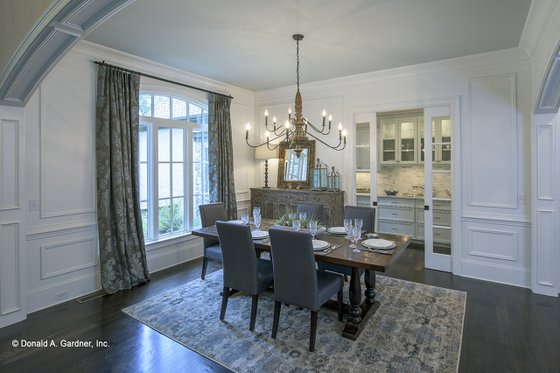 Interior - Dining Room for European House Plan #929-855 - 5 bed, 4 bath