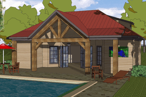 Craftsman Exterior - Front Elevation Plan #8-147