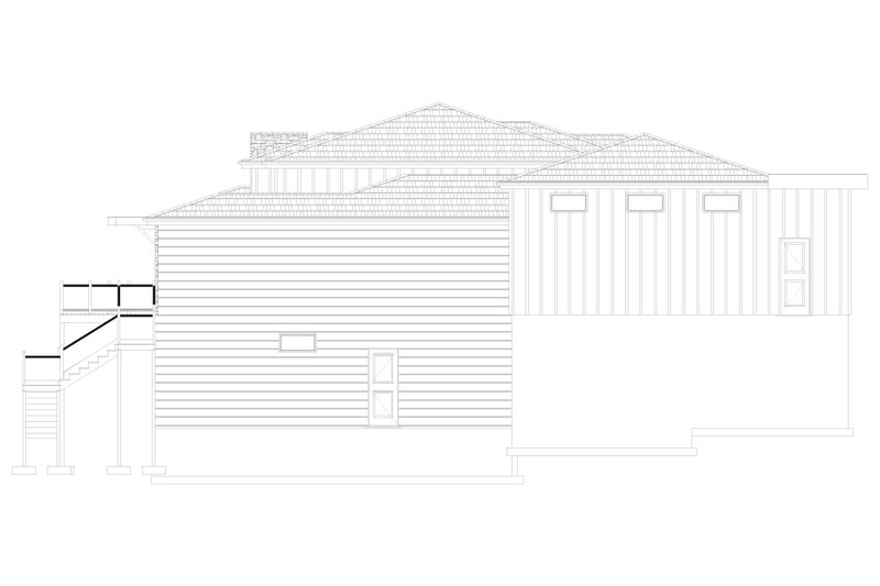Home Plan - Exterior - Other Elevation for Craftsman House Plan #1060-431 - 4 bed, 6 bath