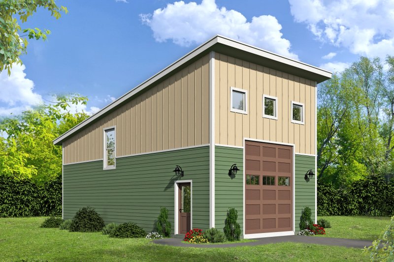 House Plan Design - Contemporary Exterior - Front Elevation Plan #932-251