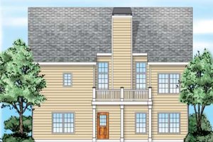 Exterior - Rear Elevation for Traditional House Plan #927-35 - 3 bed, 2 bath