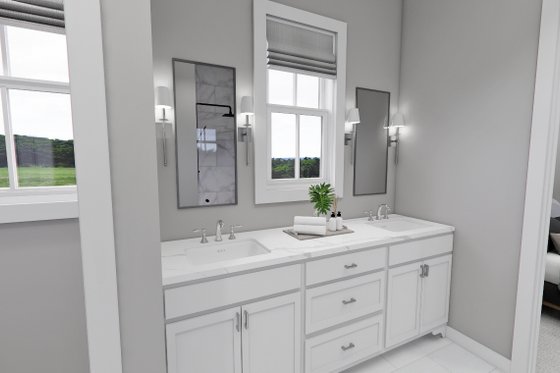 Interior - Master Bathroom 1 for Craftsman House Plan #51-1289 - 3 bed, 3.5 bath