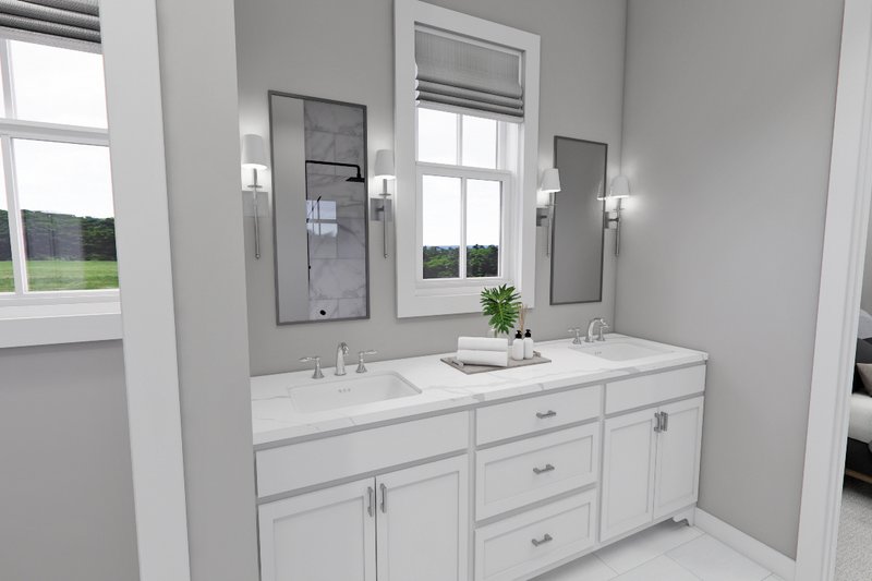 Dream House Plan - Interior - Master Bathroom 1 for Craftsman House Plan #51-1289 - 3 bed, 3.5 bath