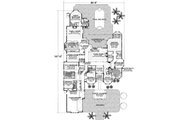 Mediterranean Style House Plan - 6 Beds 5 Baths 6095 Sq/Ft Plan #420-220 