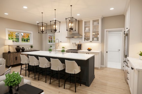 Interior - Kitchen for Craftsman House Plan #51-1515 - 3 bed, 2.5 bath