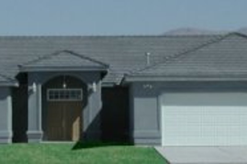 Dream House Plan - Adobe / Southwestern Exterior - Front Elevation Plan #1-731