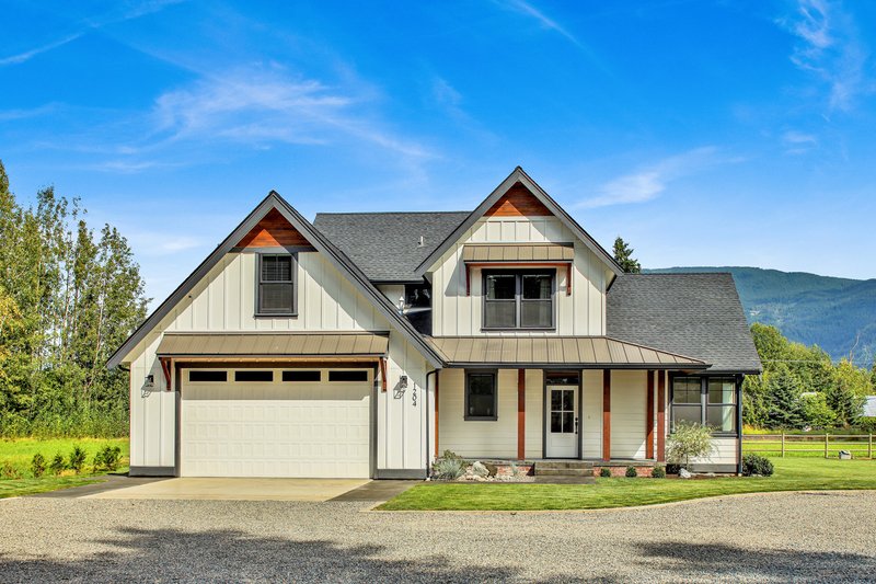 Dream House Plan - Exterior - Front Elevation 3 for Farmhouse House Plan #1070-16 - 3 bed, 2.5 bath