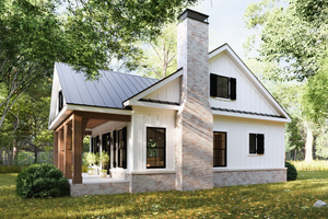 Exterior - Other Elevation for Farmhouse House Plan #1094-28 - 1 bed, 1 bath