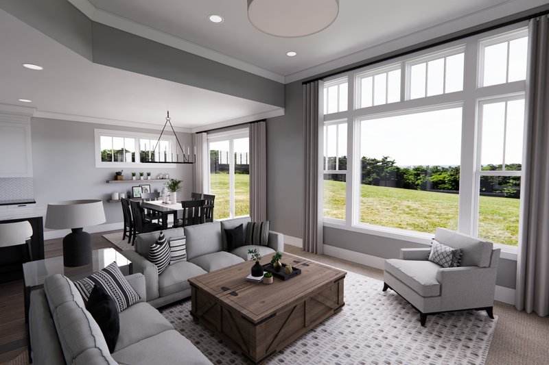 Dream House Plan - Interior - Family Room 1 for Traditional House Plan #51-1323 - 4 bed, 3 bath