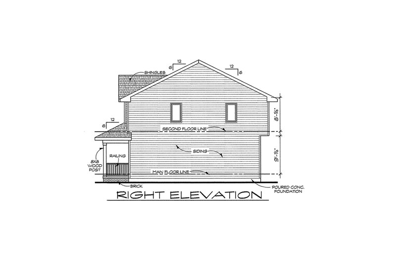 Dream House Plan - Exterior - Other Elevation for Traditional House Plan #20-2111 - 3 bed, 2.5 bath