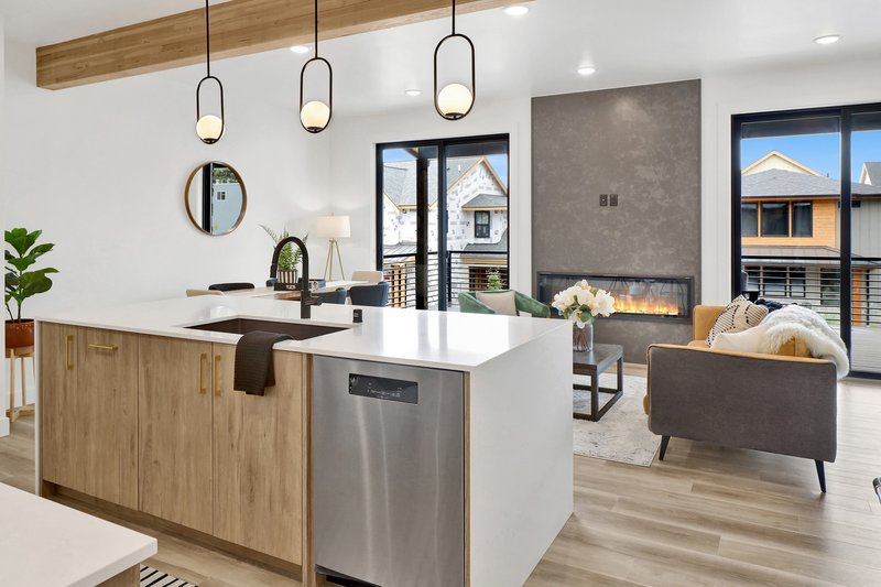 Architectural House Design - Interior - Kitchen 3 for Contemporary House Plan #1070-233 - 2 bed, 2 bath