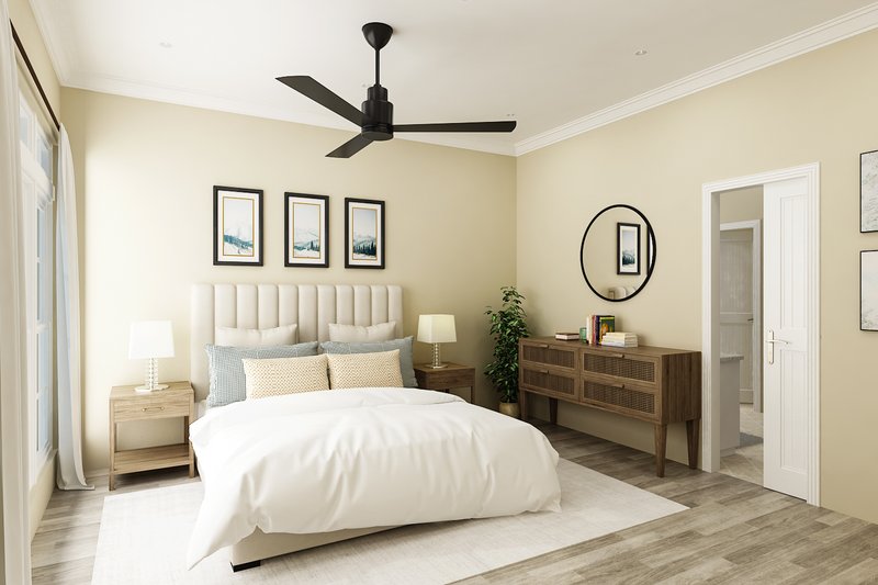 Dream House Plan - Interior - Master Bedroom for Farmhouse House Plan #45-613 - 3 bed, 2 bath