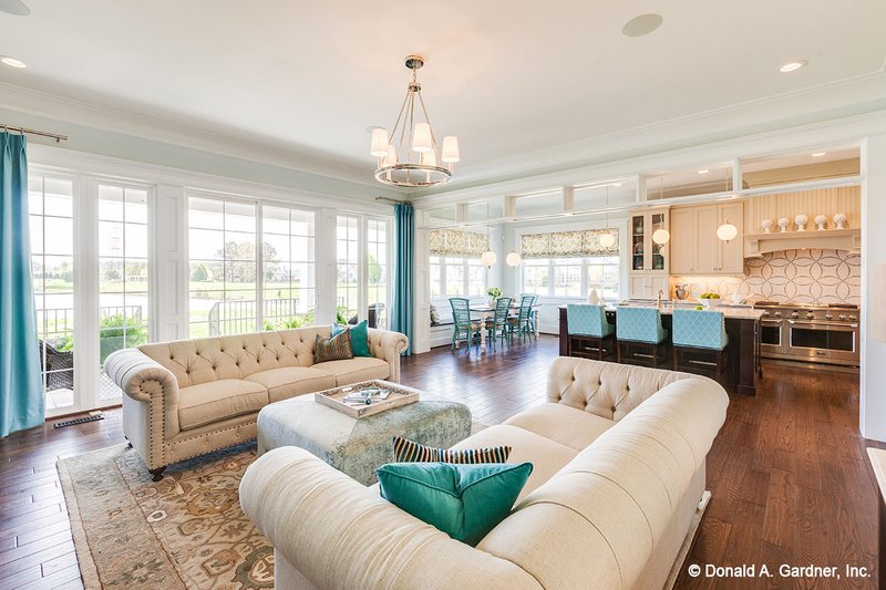 Dream House Plan - Interior - Family Room 2 for Craftsman House Plan #929-839 - 5 bed, 4 bath