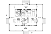 Country Style House Plan - 3 Beds 2.5 Baths 2386 Sq/Ft Plan #81-732 
