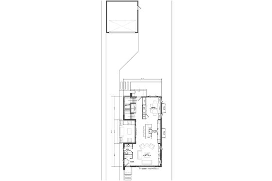Floor Plan - Main Floor for Contemporary House Plan #928-296 - 3 bed, 2.5 bath