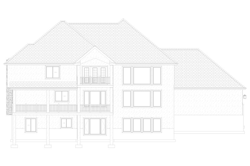Dream House Plan - Exterior - Rear Elevation 3 for Traditional House Plan #1060-344 - 4 bed, 2.5 bath