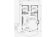 Modern Style House Plan - 4 Beds 2 Baths 1104 Sq/Ft Plan #112-104 
