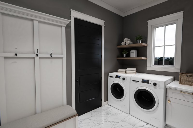 Dream House Plan - Interior - Laundry for Farmhouse House Plan #51-1260 - 3 bed, 3.5 bath