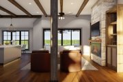 Mediterranean Style House Plan - 4 Beds 3 Baths 3118 Sq/Ft Plan #923-353 