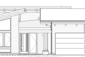 Exterior - Front Elevation 3 for Modern House Plan #895-144 - 3 bed, 2 bath