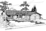 Ranch Style House Plan - 3 Beds 2 Baths 1539 Sq/Ft Plan #303-293 