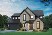 Contemporary Style House Plan - 4 Beds 2.5 Baths 2721 Sq/Ft Plan #48-1146 