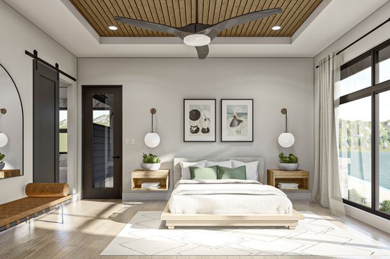 Interior - Master Bedroom for Prairie House Plan #455-304 - 3 bed, 2.5 bath