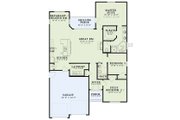 Traditional Style House Plan - 3 Beds 2 Baths 1516 Sq/Ft Plan #17-3425 