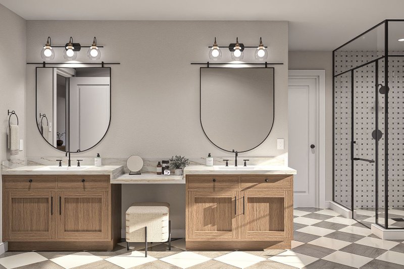 House Design - Interior - Master Bathroom for Farmhouse House Plan #455-237 - 4 bed, 4 bath