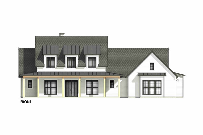 House Design - Exterior - Front Elevation 7 for Farmhouse House Plan #1096-96 - 3 bed, 2 bath