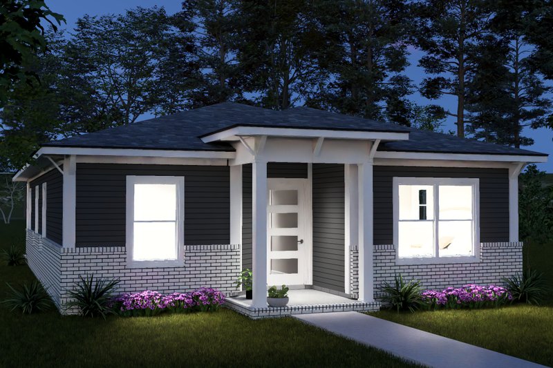 Architectural House Design - Exterior - Other Elevation 6 for Modern House Plan #513-2466 - 4 bed, 3 bath